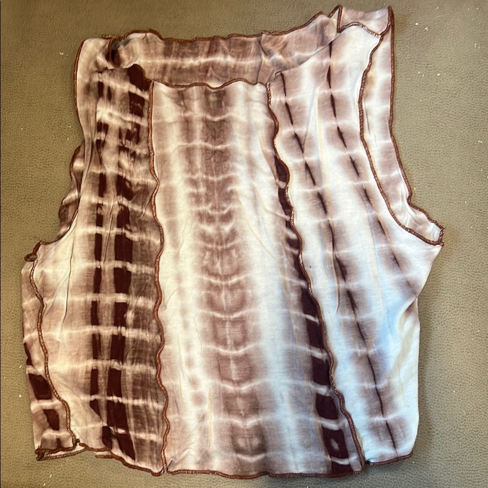 Elegant Tie-Dye Tank Top